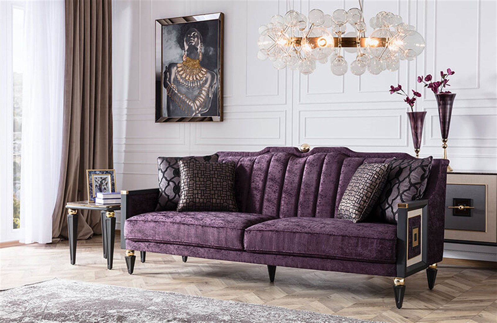 Menton Üçlü Koltuk