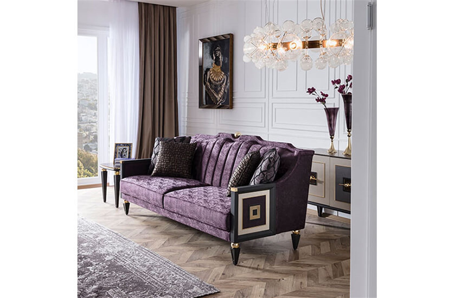 Menton Üçlü Koltuk