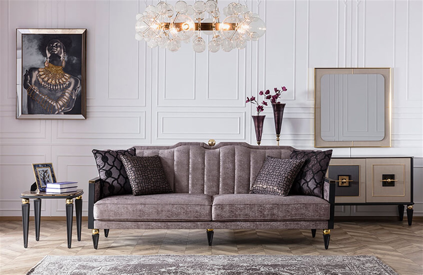 Menton Üçlü Koltuk