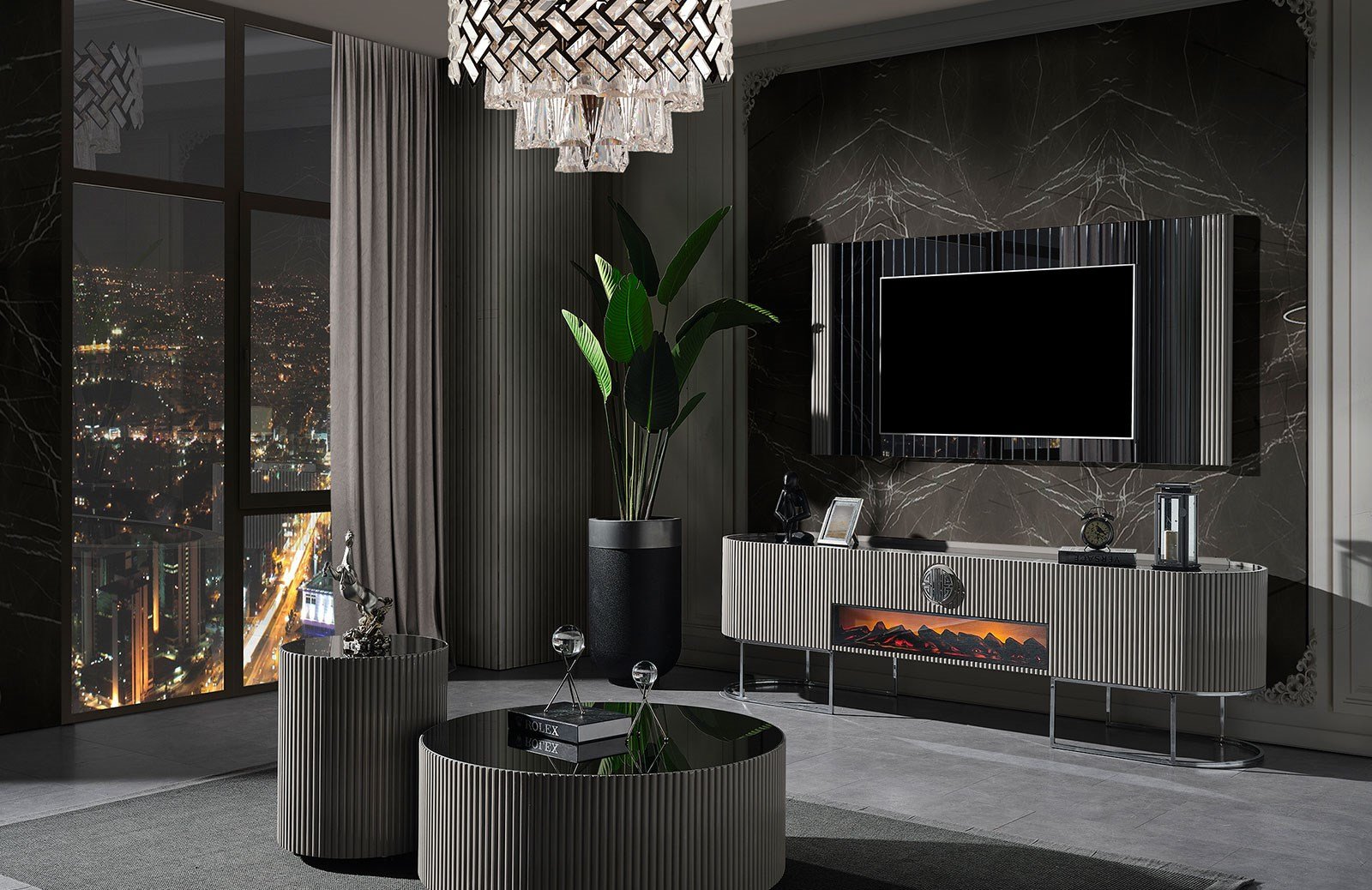 Morten Tv Ünitesi Grey