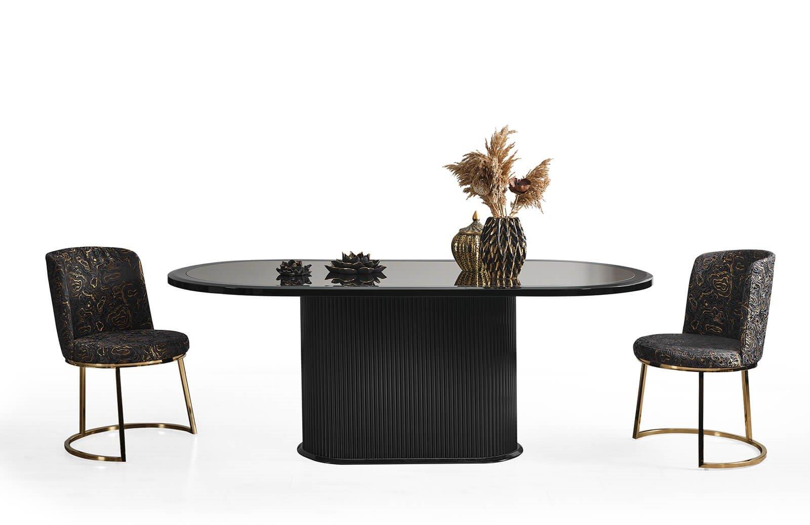 Morten Yemek Odası Takımı Black