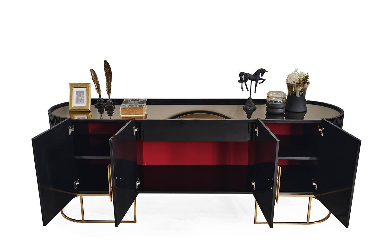 Morten Yemek Odası Takımı Black