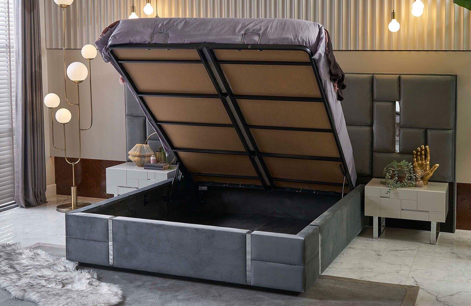 New Bernelle Bazalı Karyola