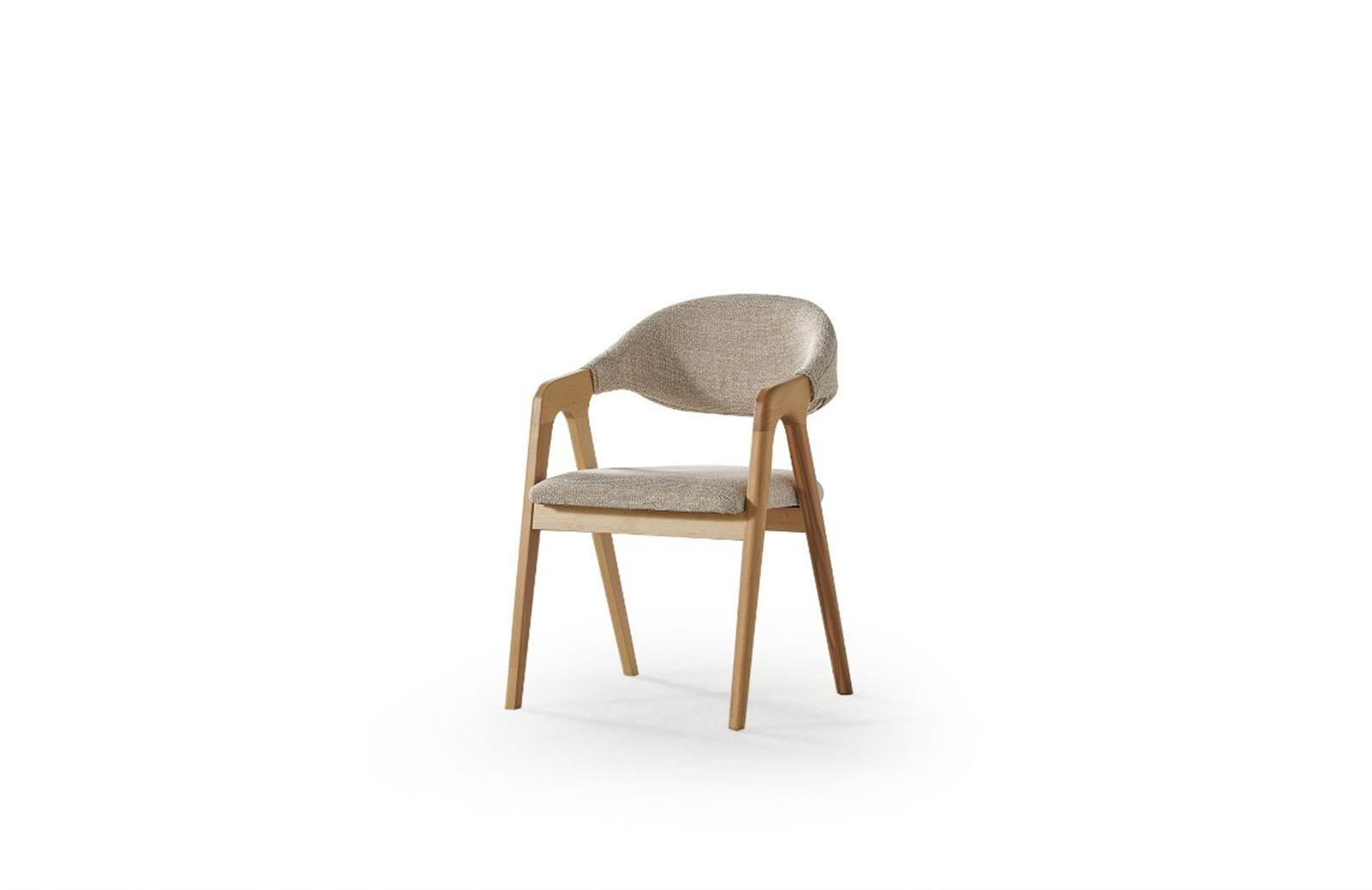 Oliveria Yemek Odası Takımı Ceviz Renkli Bohem Tarzlı Aynasız