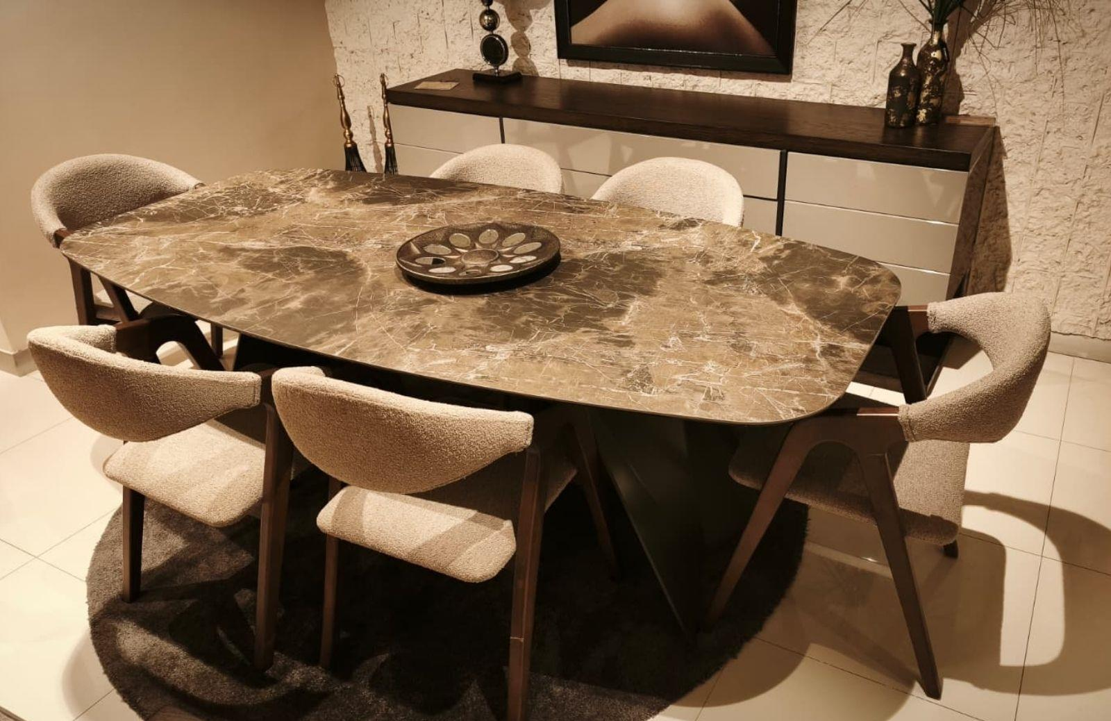 OUTLET-MLT-Emery Yemek Odası Takımı+TV Ünitesi+Sehpa Seti