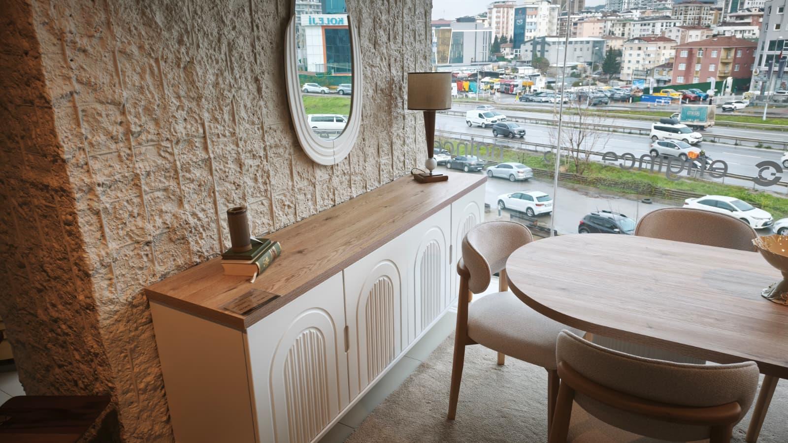 OUTLET- MLT- Lusia Yemek Odası Takımı + Tv Ünitesi + Orta Sehpa