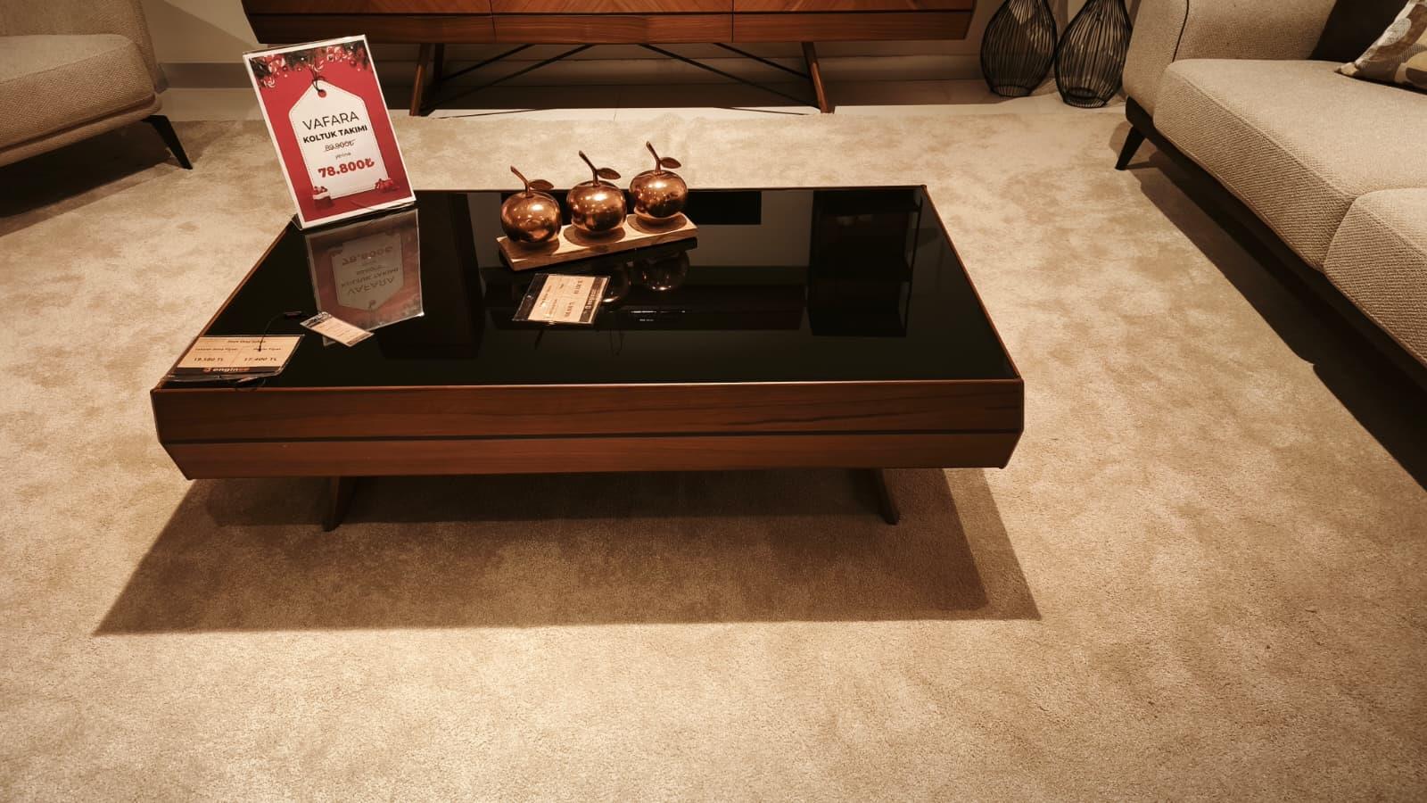 OUTLET-MLT- Zoya Yemek Odası Takımı +  Tv Ünitesi + Sehpa