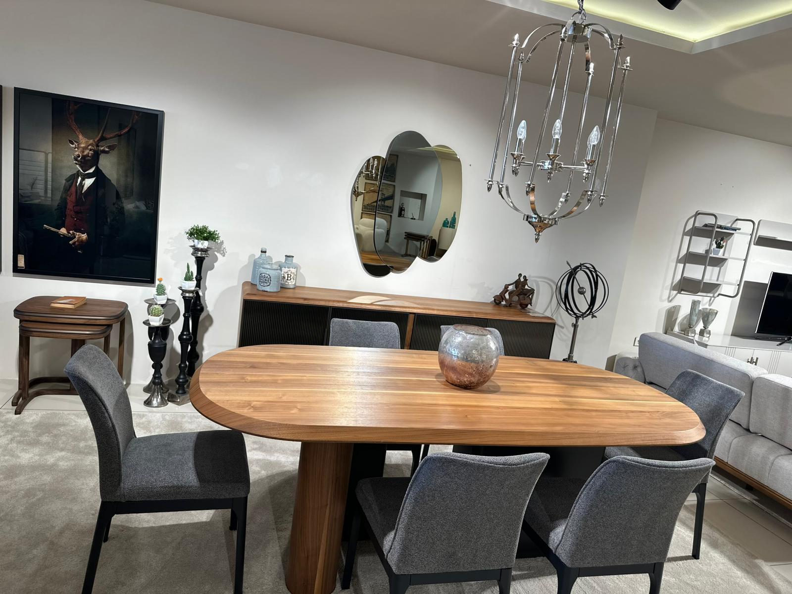 OUTLET - MOB - Brossa Yemek Odası Takımı + TV Ünitesi + Orta Sehpa Seti