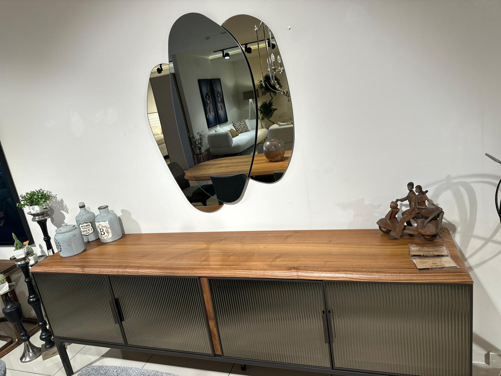 OUTLET - MOB - Brossa Yemek Odası Takımı + TV Ünitesi + Orta Sehpa Seti