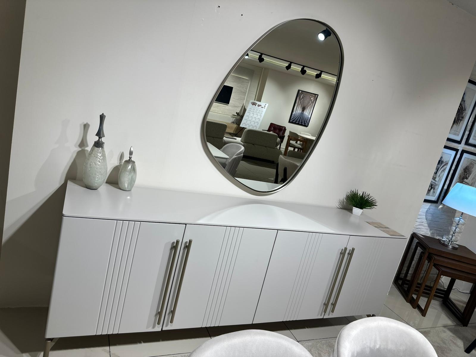 OUTLET - MOB - Kaje Yemek Odası Takımı + TV Ünitesi + Orta Sehpa Seti