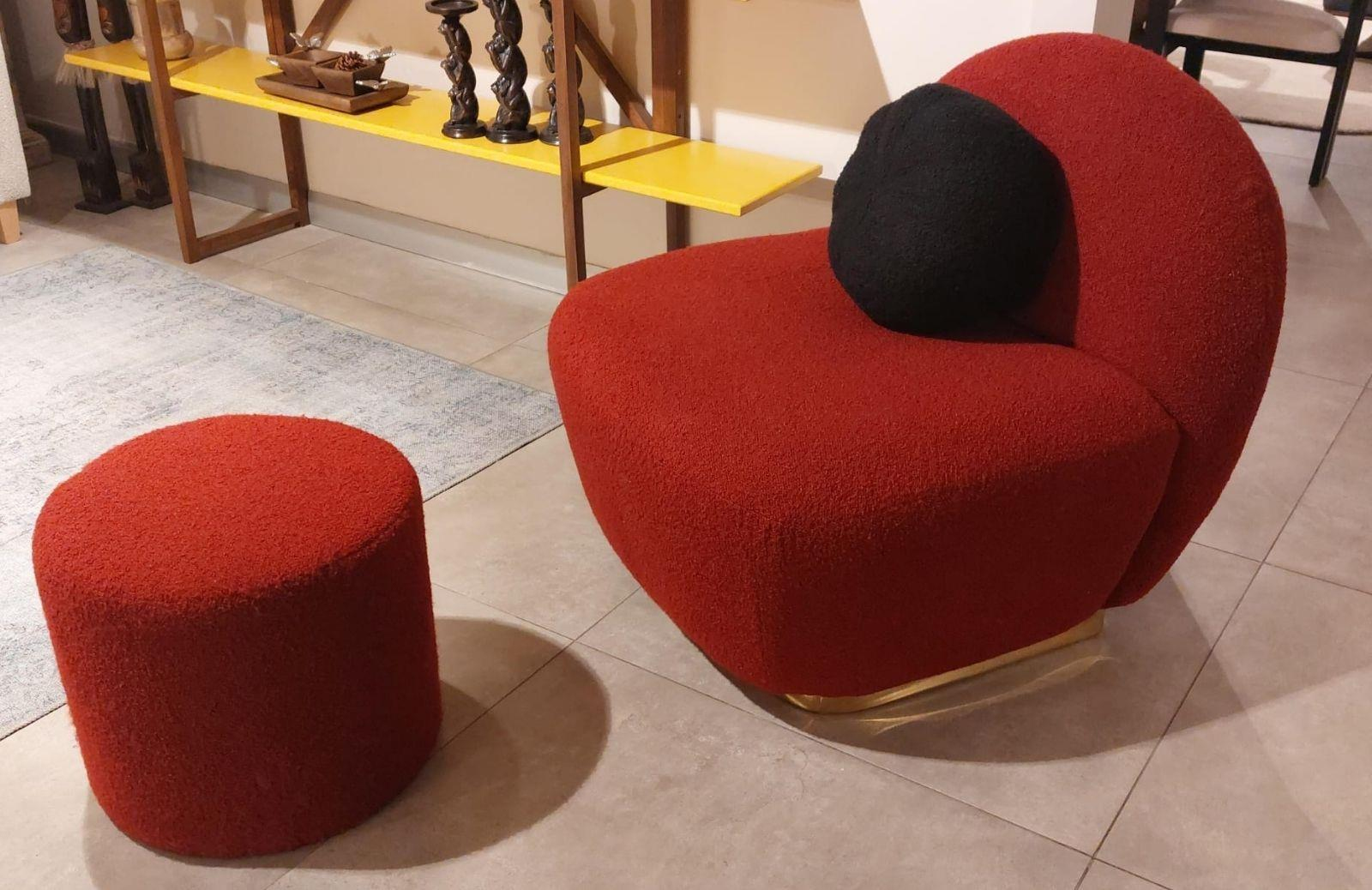 OUTLET - PNDK - Marcella Teddy Berjer Kolsuz + Puf