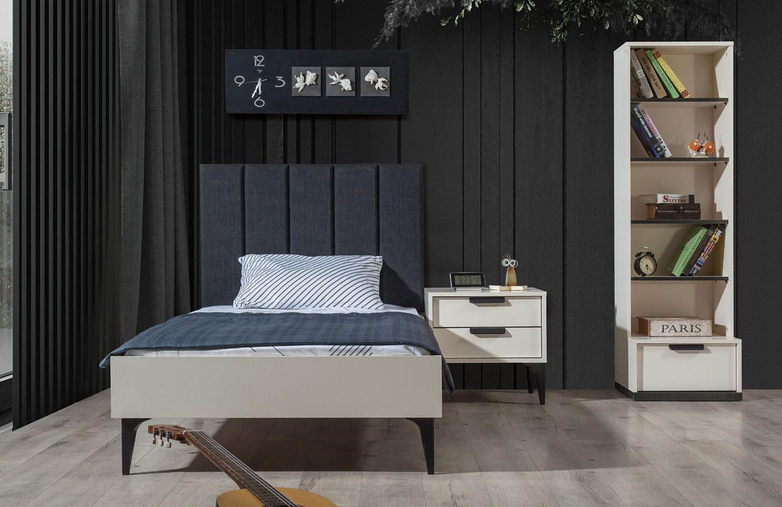 Prana Ayışığı Başlıklı Bazalı Karyola 100x200