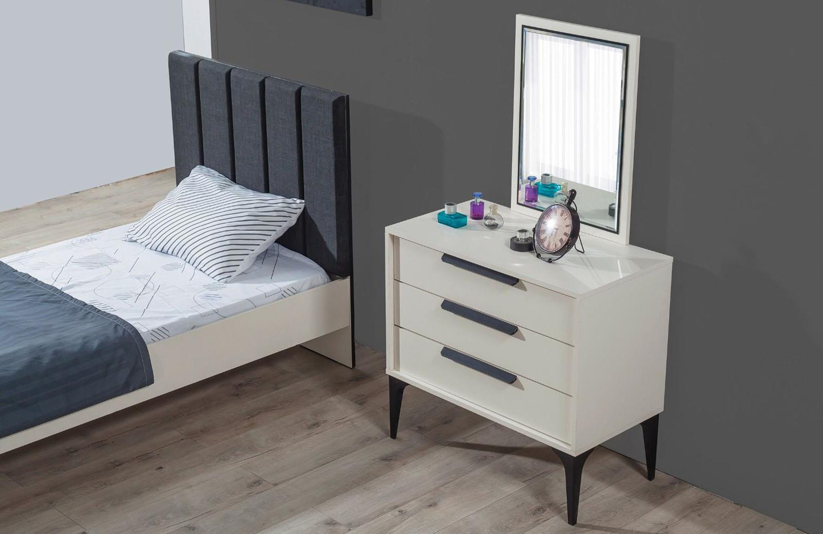 Prana Ayışığı Başlıklı Bazalı Karyola 100x200