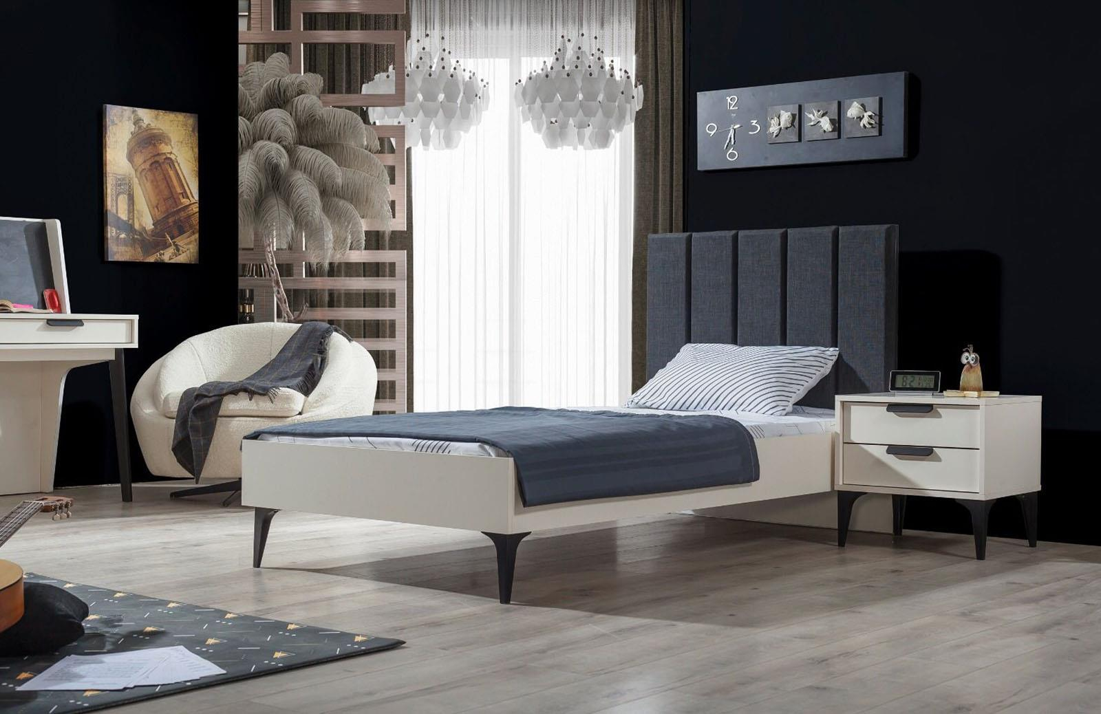 Prana Ayışığı Başlıklı Karyola 100x200