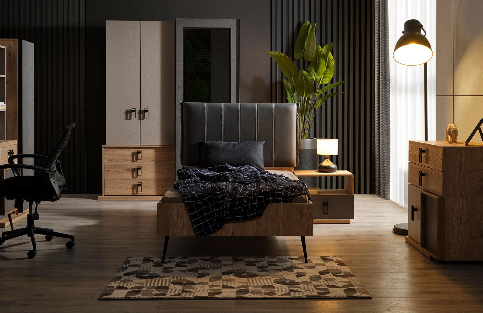 Presto Başlıklı Karyola 100*200