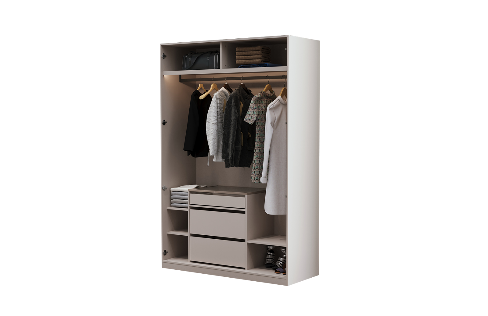 Ramona Akordeon Kapak Dolap 150 cm