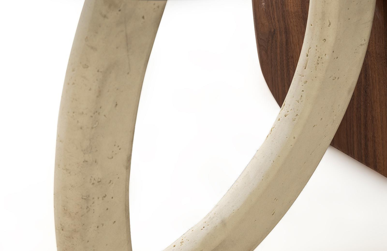 Sassari Yan Sehpa Travertine