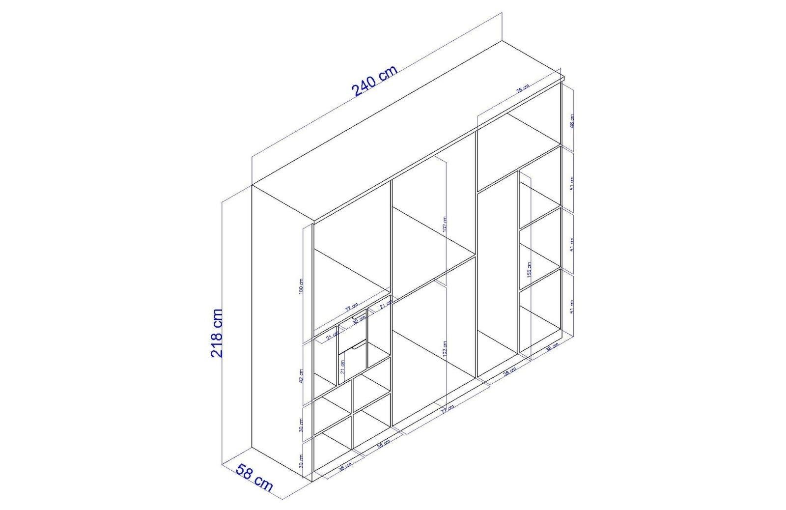 Selja 6 Kapaklı Dolap