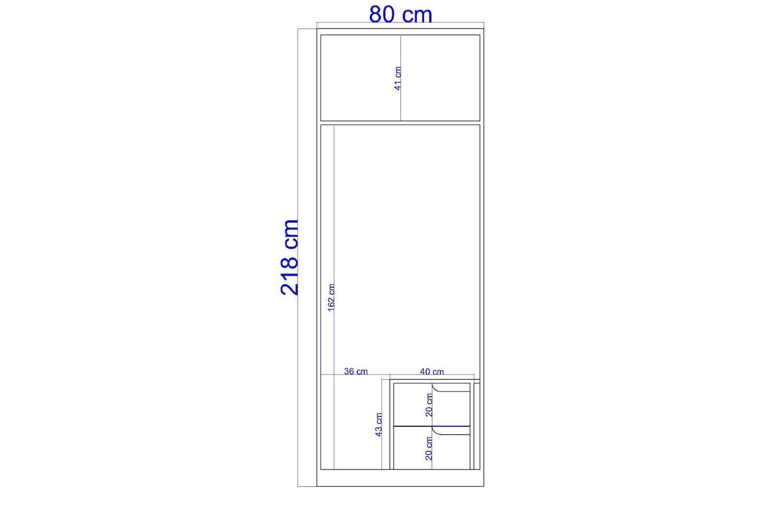 Skova 2 Kapaklı Dolap