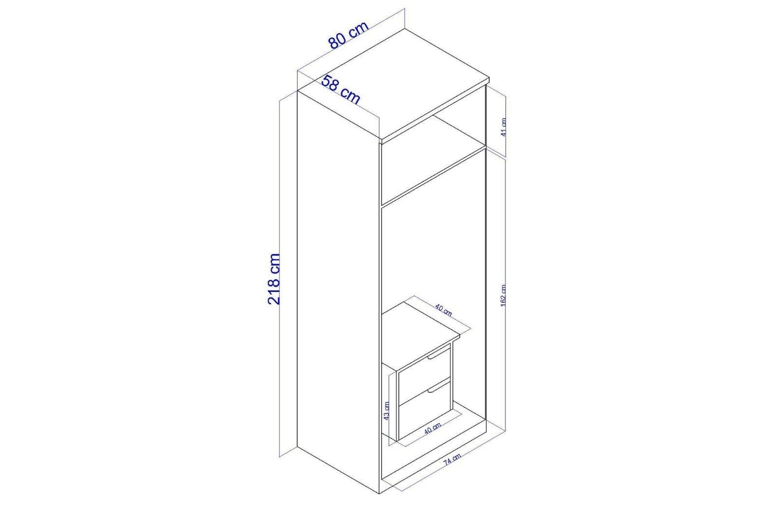 Svea 2 Kapaklı Dolap