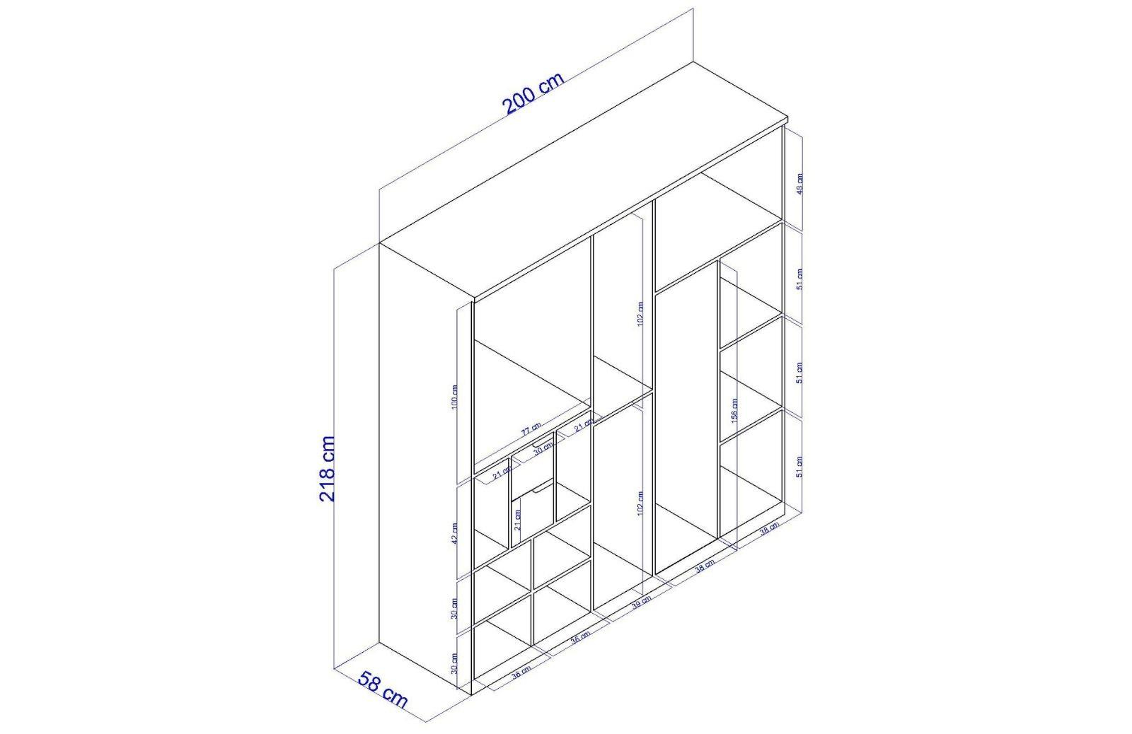 Svea 5 Kapaklı Dolap