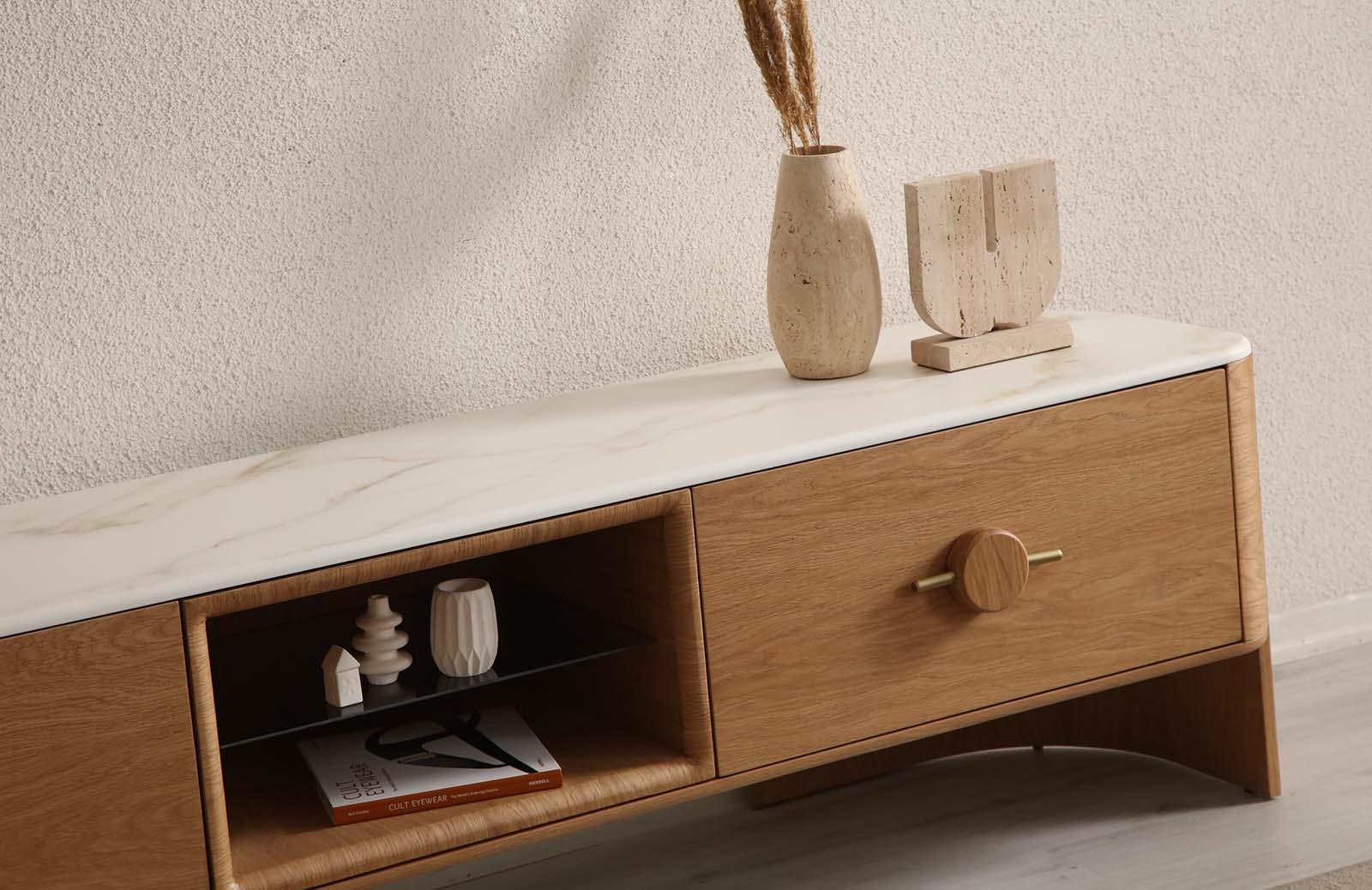 Tivity Tv Ünitesi Ceviz Bohem