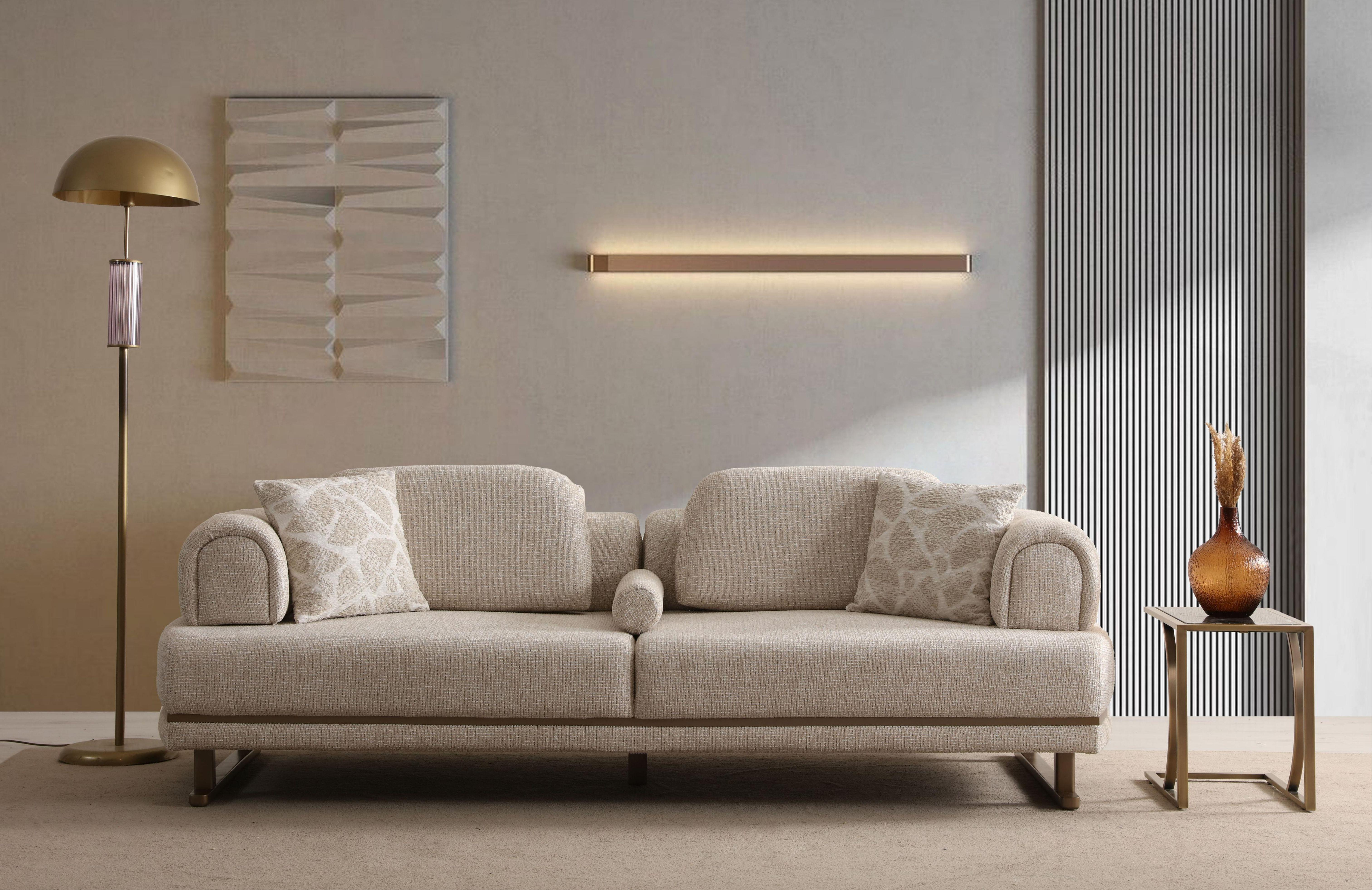 Viroli Üçlü Koltuk