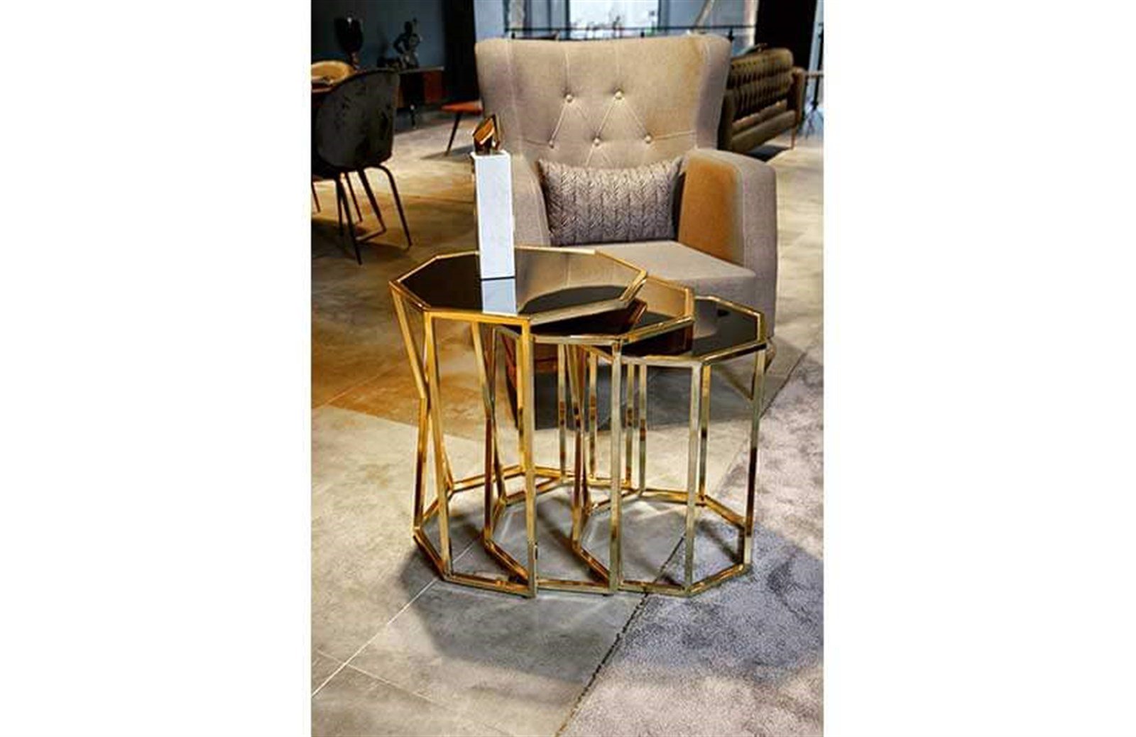 Z-303 Zigon Sehpa Silme Sarı