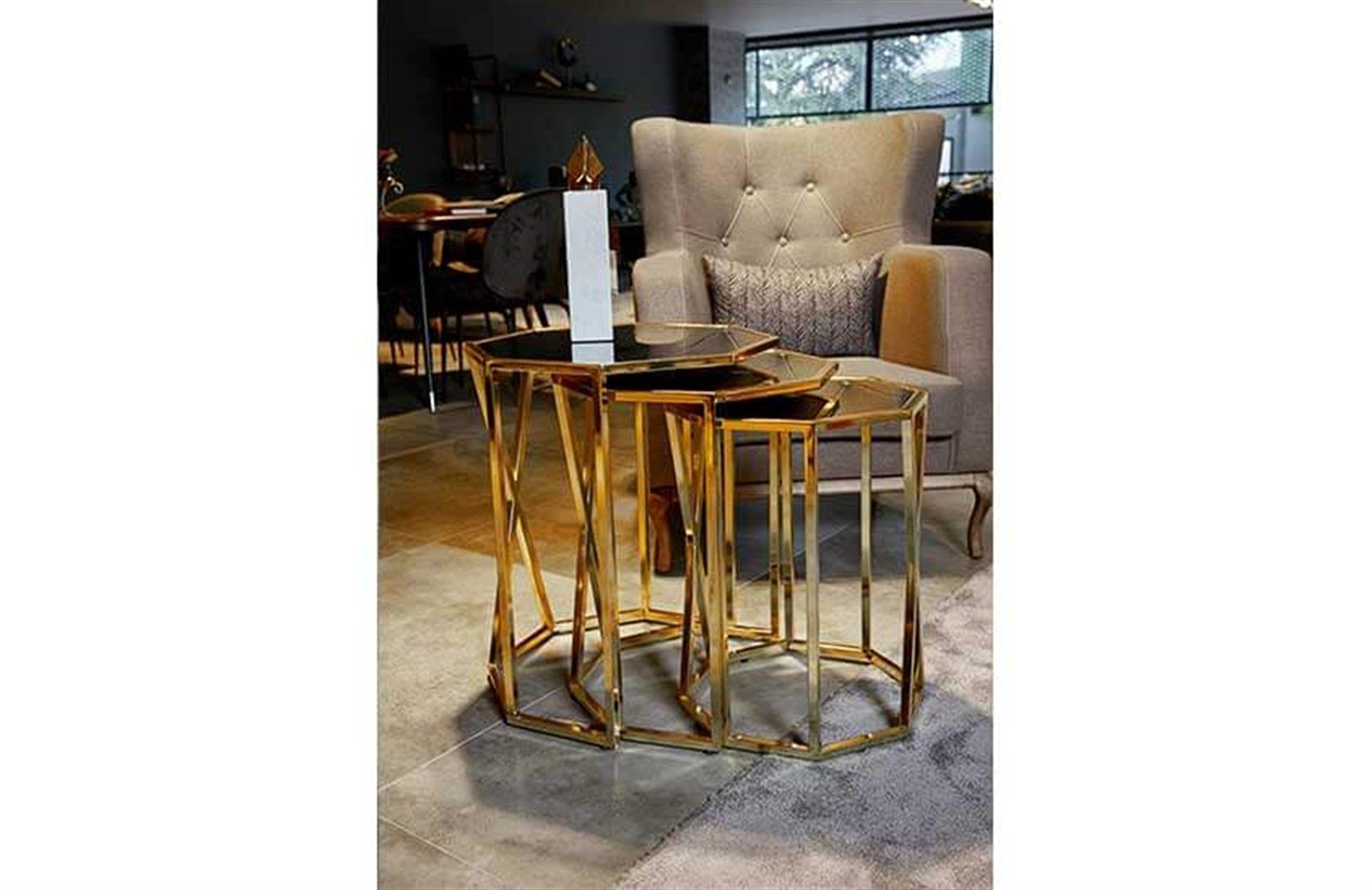 Z-303 Zigon Sehpa Silme Sarı