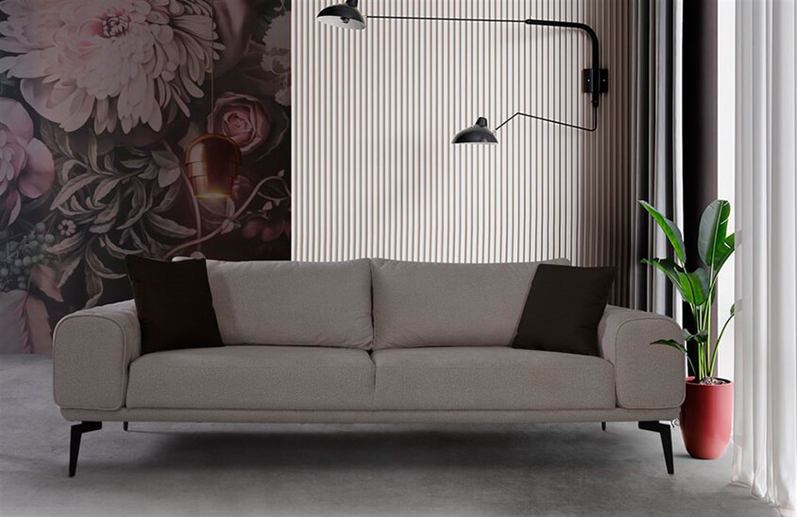 Zelma Üçlü Koltuk