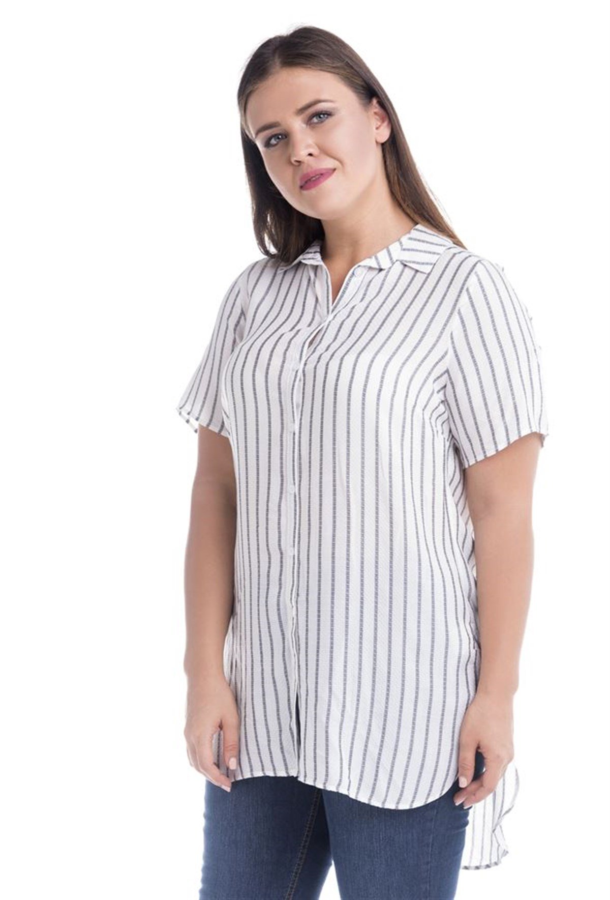 Arkası Baskılı TunikMYLINE13005-m