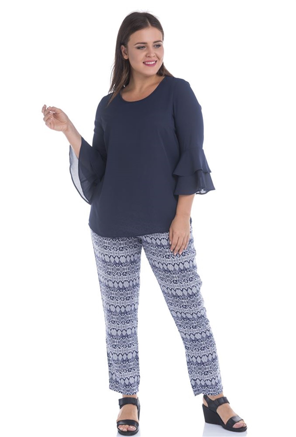 Beli Lastikli  PantolonMYLINE12462-m