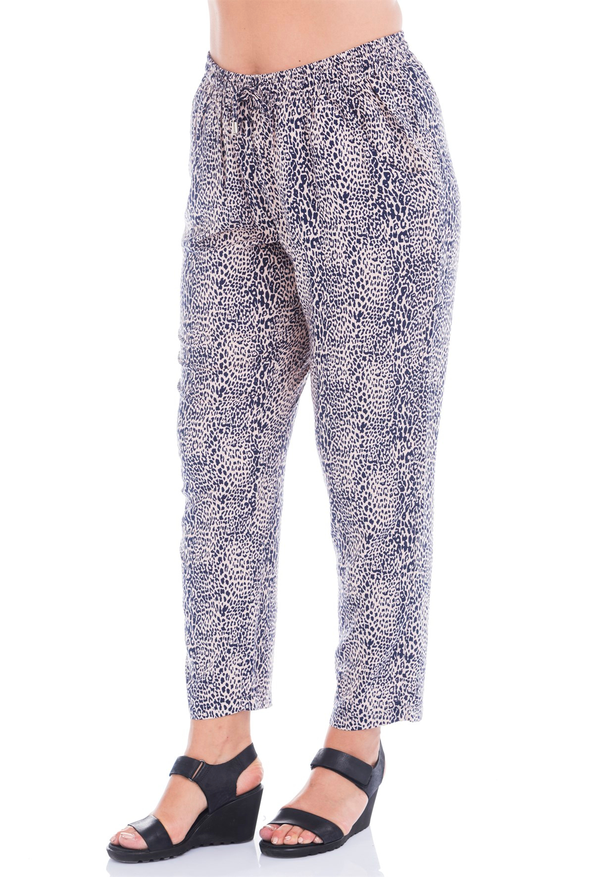 Beli Lastikli Bağcıklı PantolonMYLINE12372-m