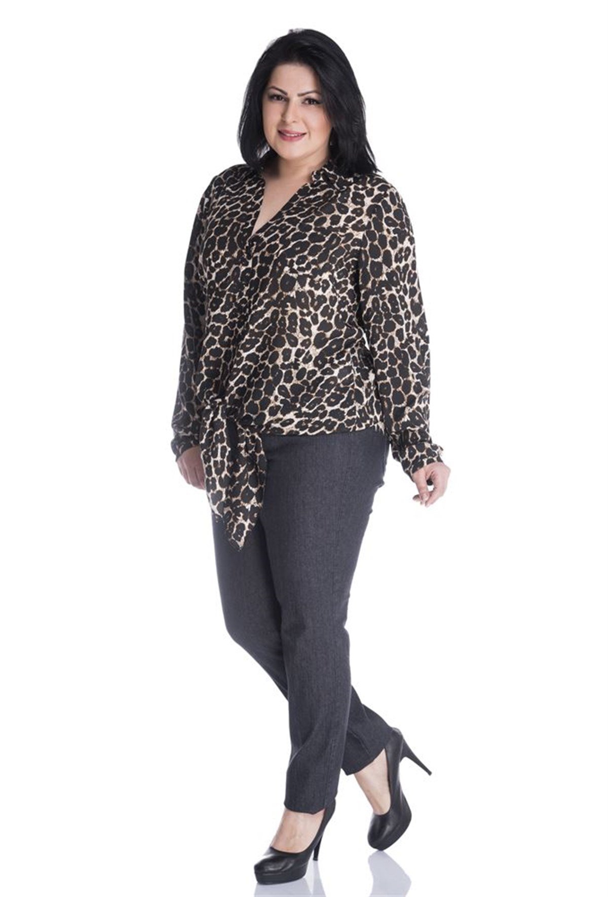 Beli Lastikli Denim PantolonMYLINE13401-m