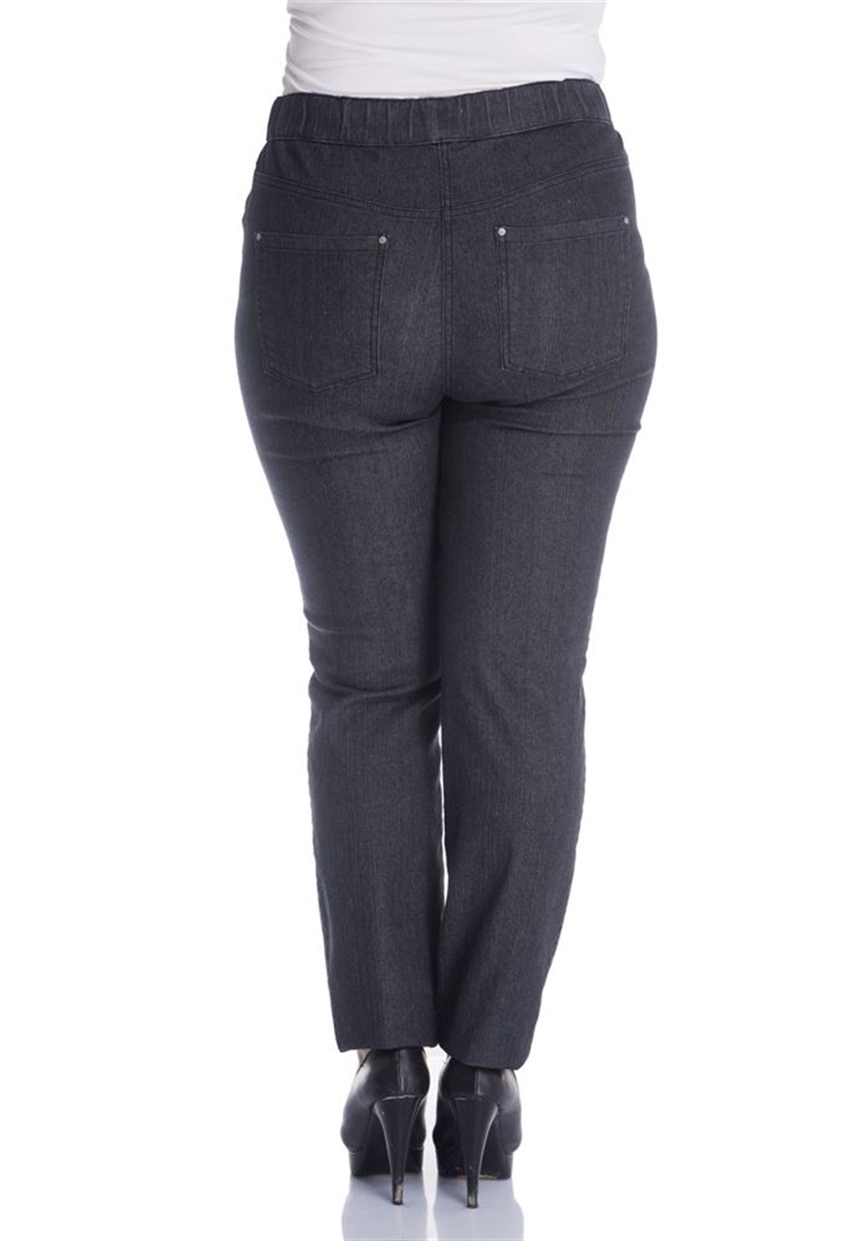 Beli Lastikli Denim PantolonMYLINE13401-m