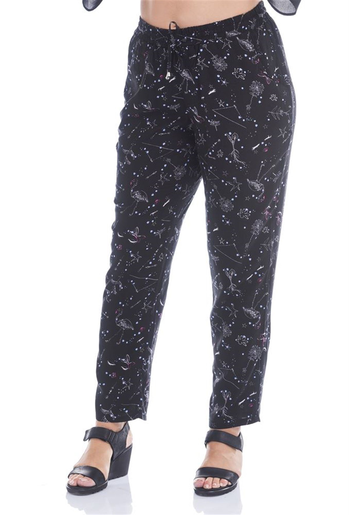 Beli Lastikli PantolonMYLINE13008-m