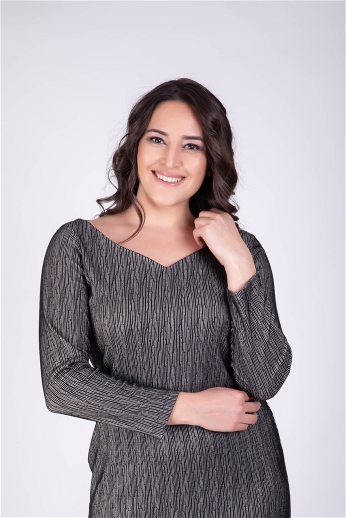 Damla Yaka Simli ElbiseMYLINE34303