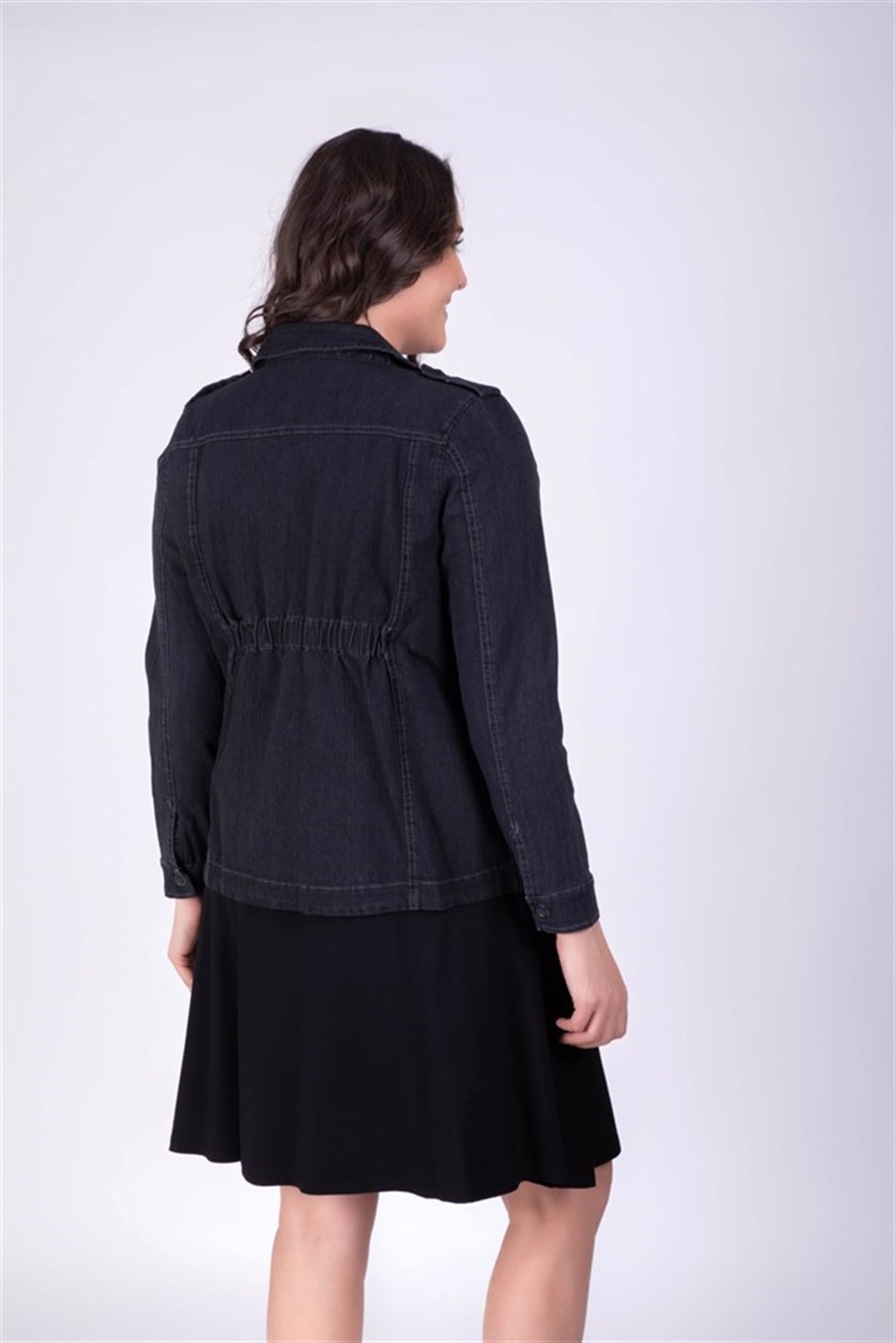 Denim Siyah CeketMYLINE23922