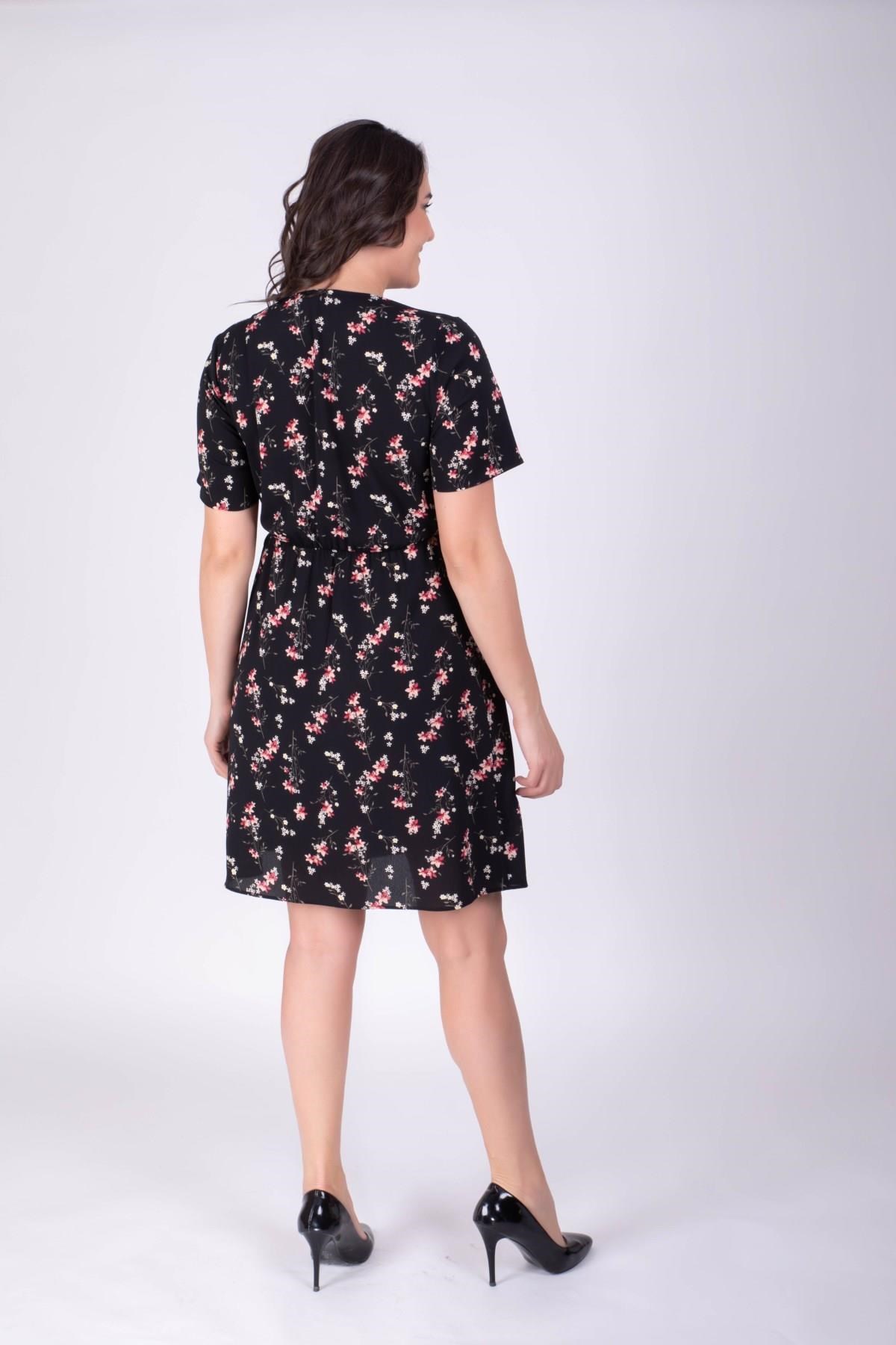 Desenli ElbiseMYLINE34402