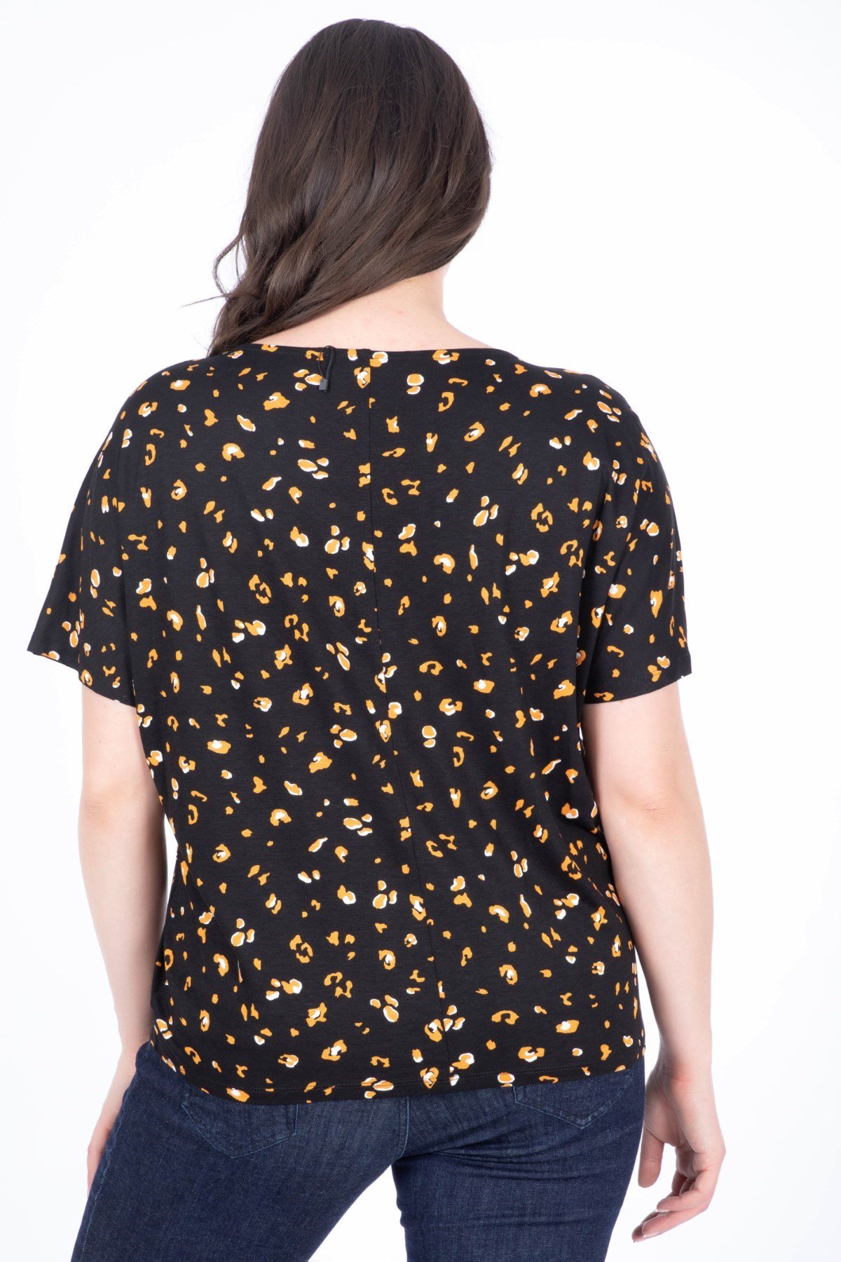 Düşük Kol Rahat T-shirtMYLINE34477