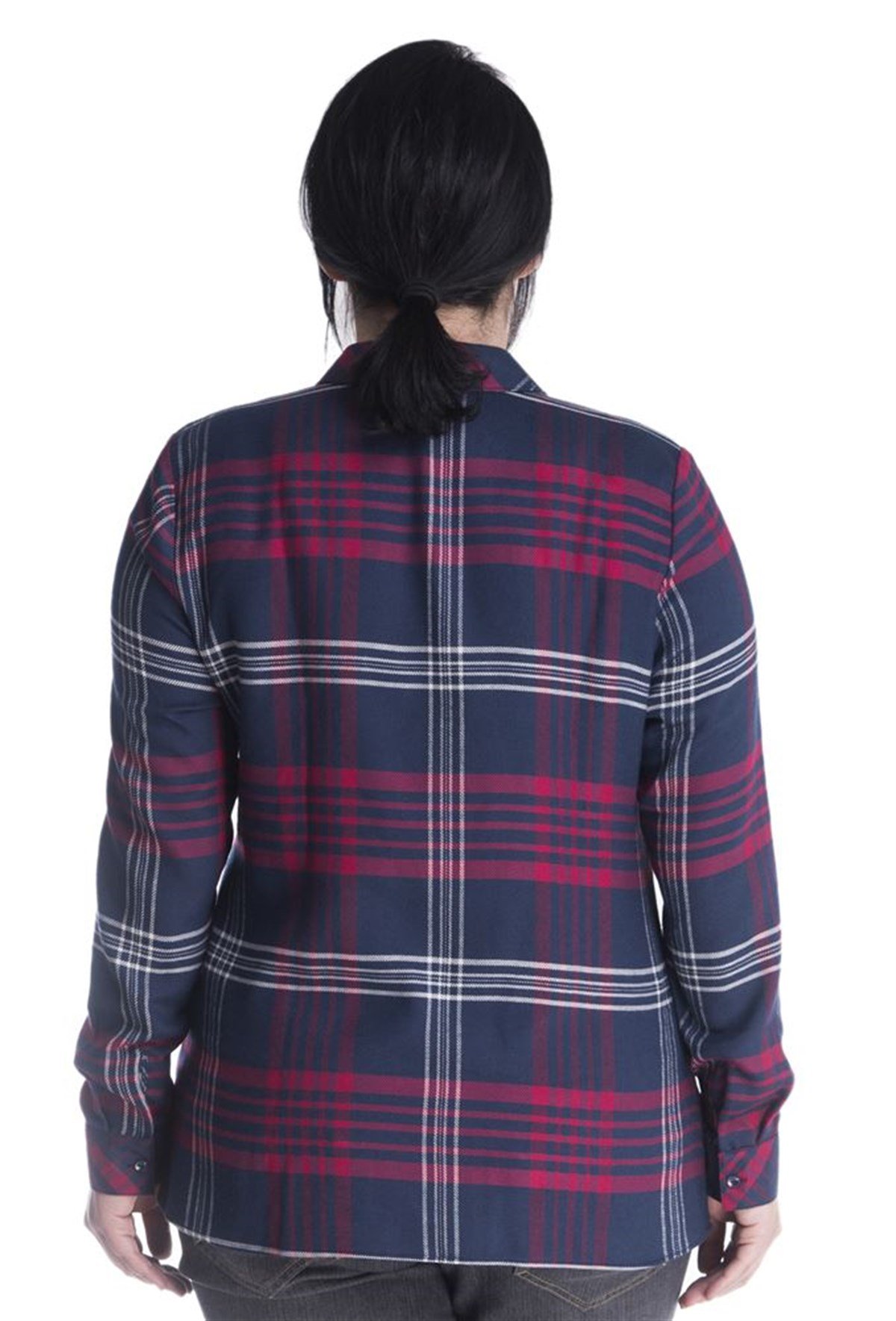 Ekose Desenli Uzun Kollu GömlekMYLINE23441-m