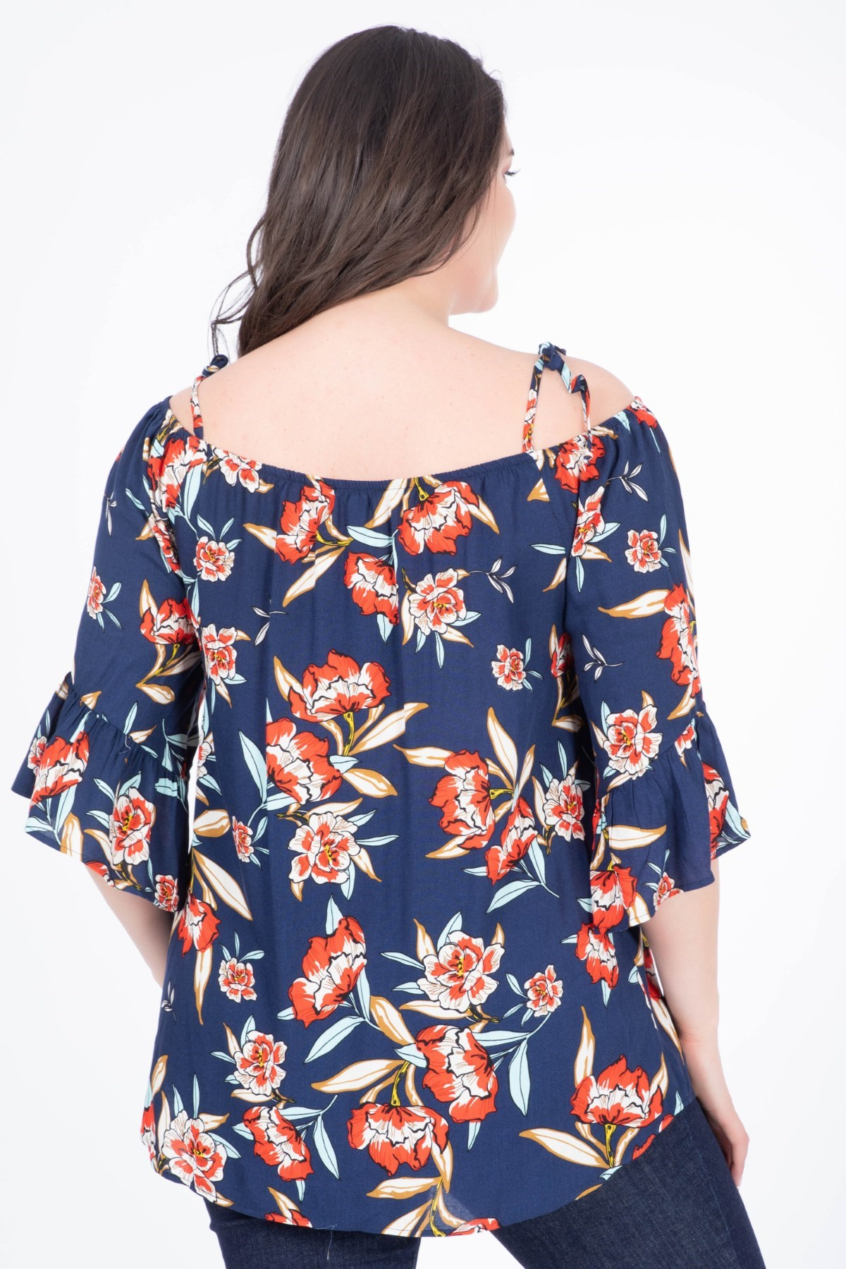 İp Askılı Volanlı BluzMYLINE34534