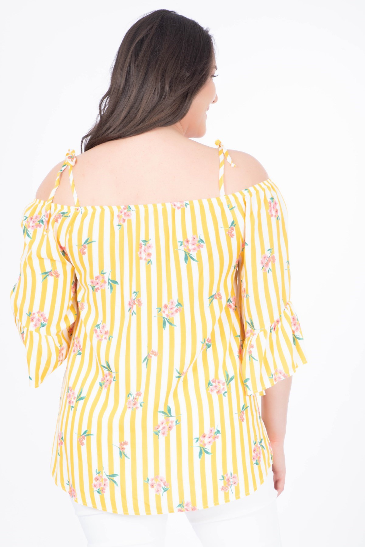 İp Askılı Volanlı BluzMYLINE34535