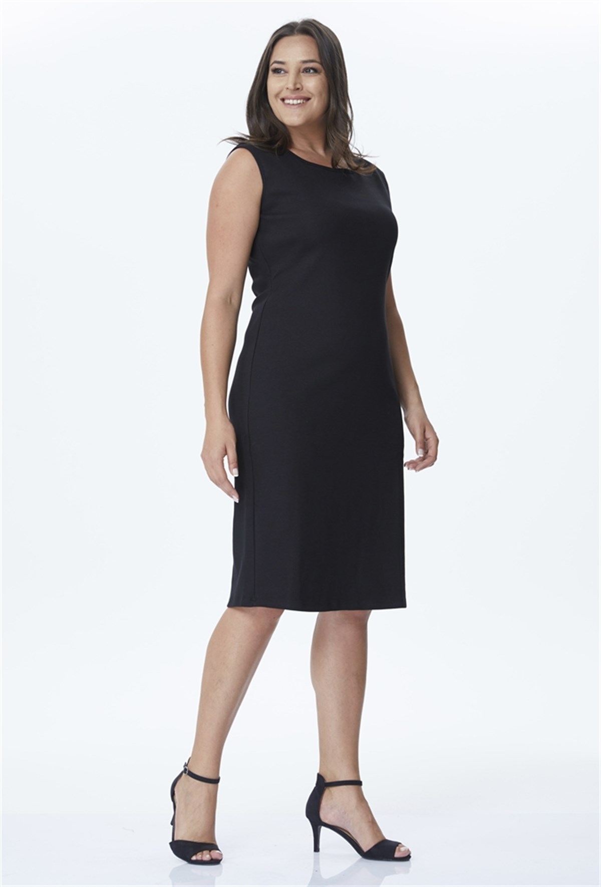 Kalın Orme Elbise KolsuzMYLINE23823