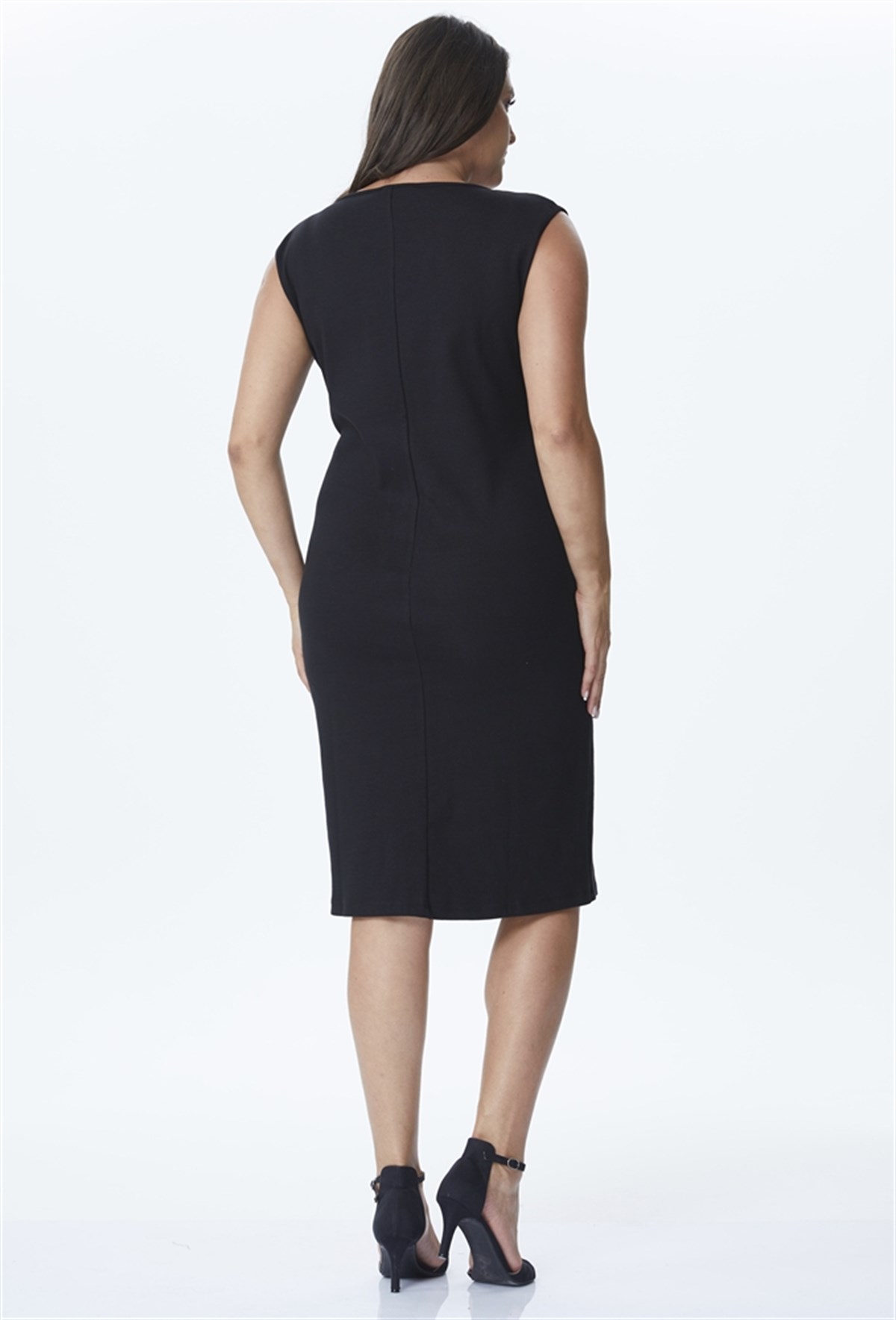 Kalın Orme Elbise KolsuzMYLINE23823