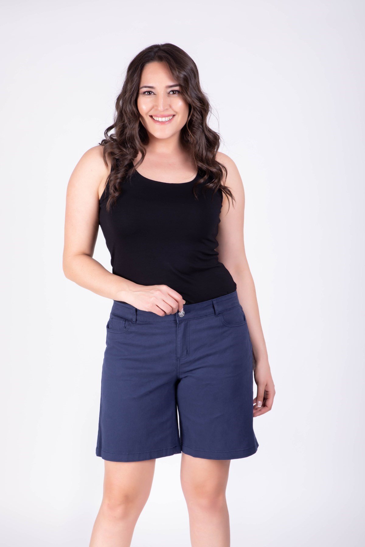 Kemerli 5 Cep ŞortMYLINE23830