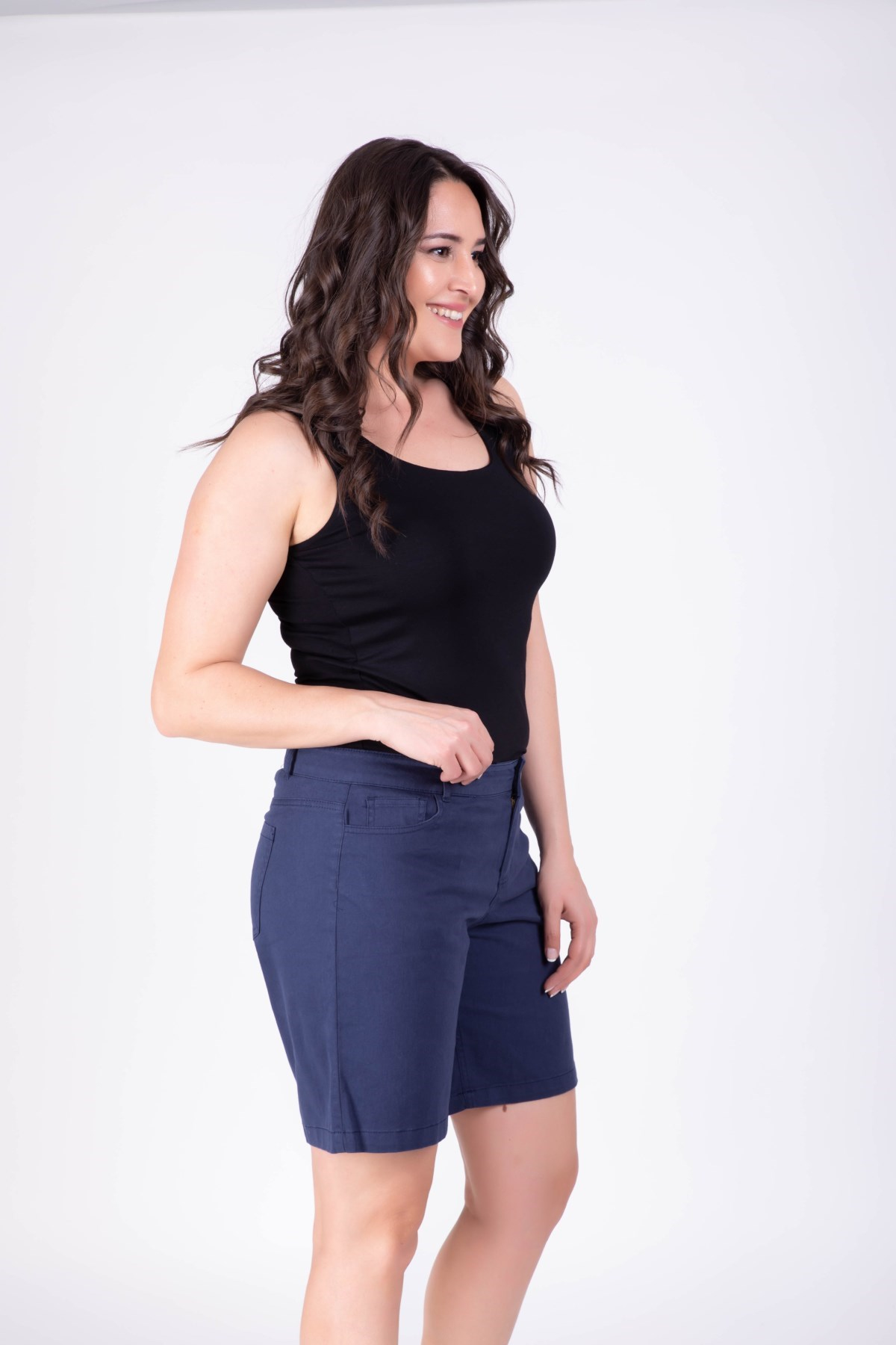 Kemerli 5 Cep ŞortMYLINE23830