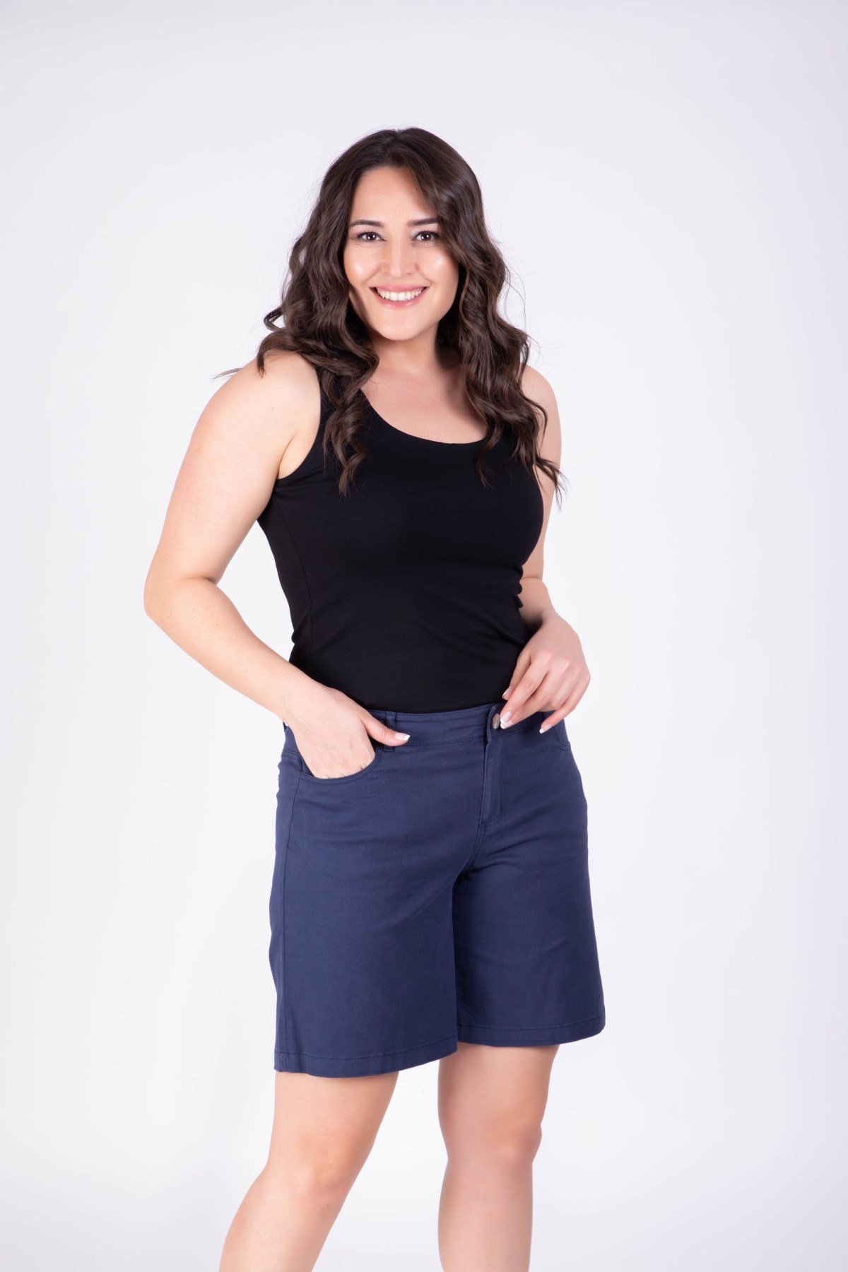 Kemerli 5 Cep ŞortMYLINE23830