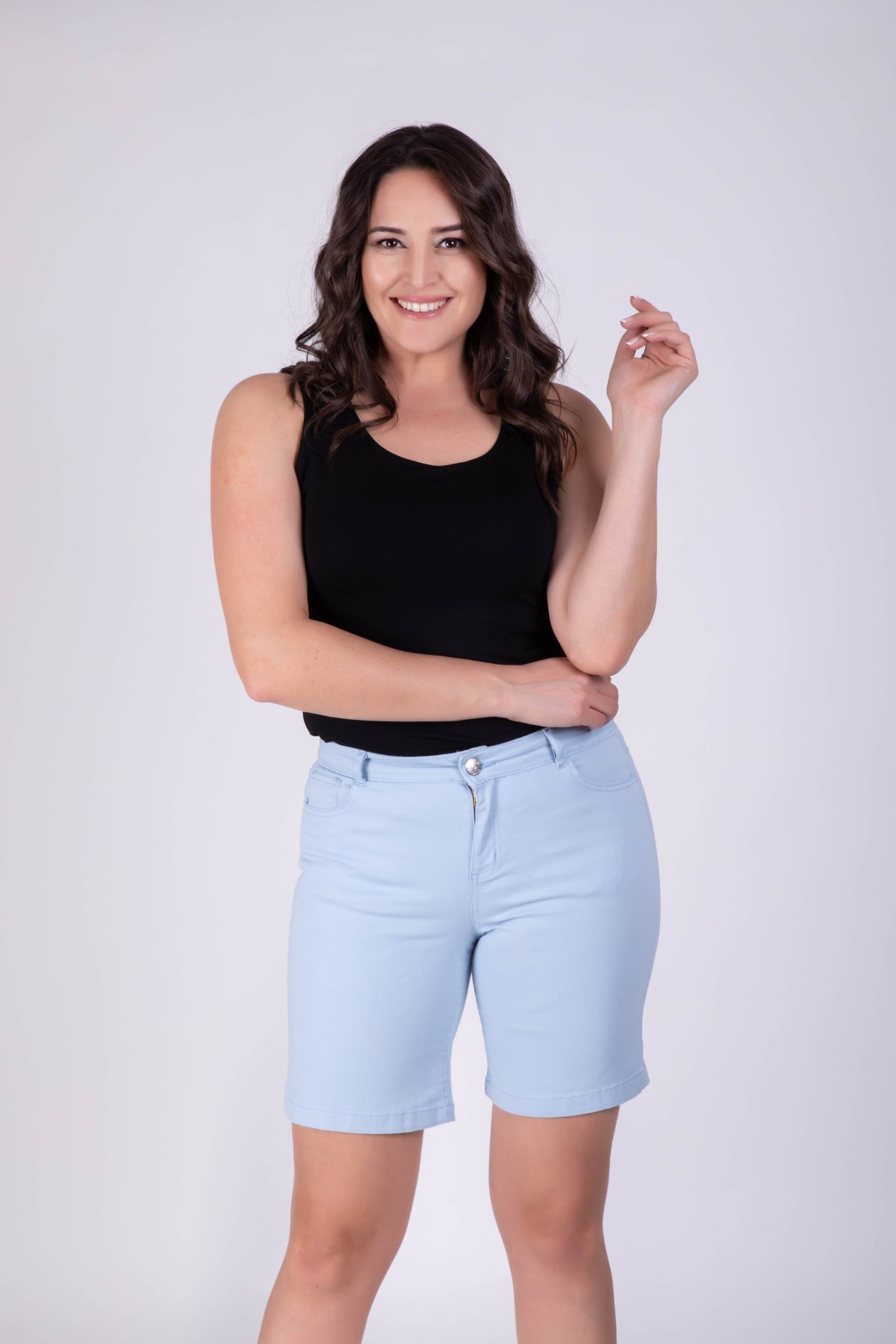 Kemerli 5 Cep ŞortMYLINE23831