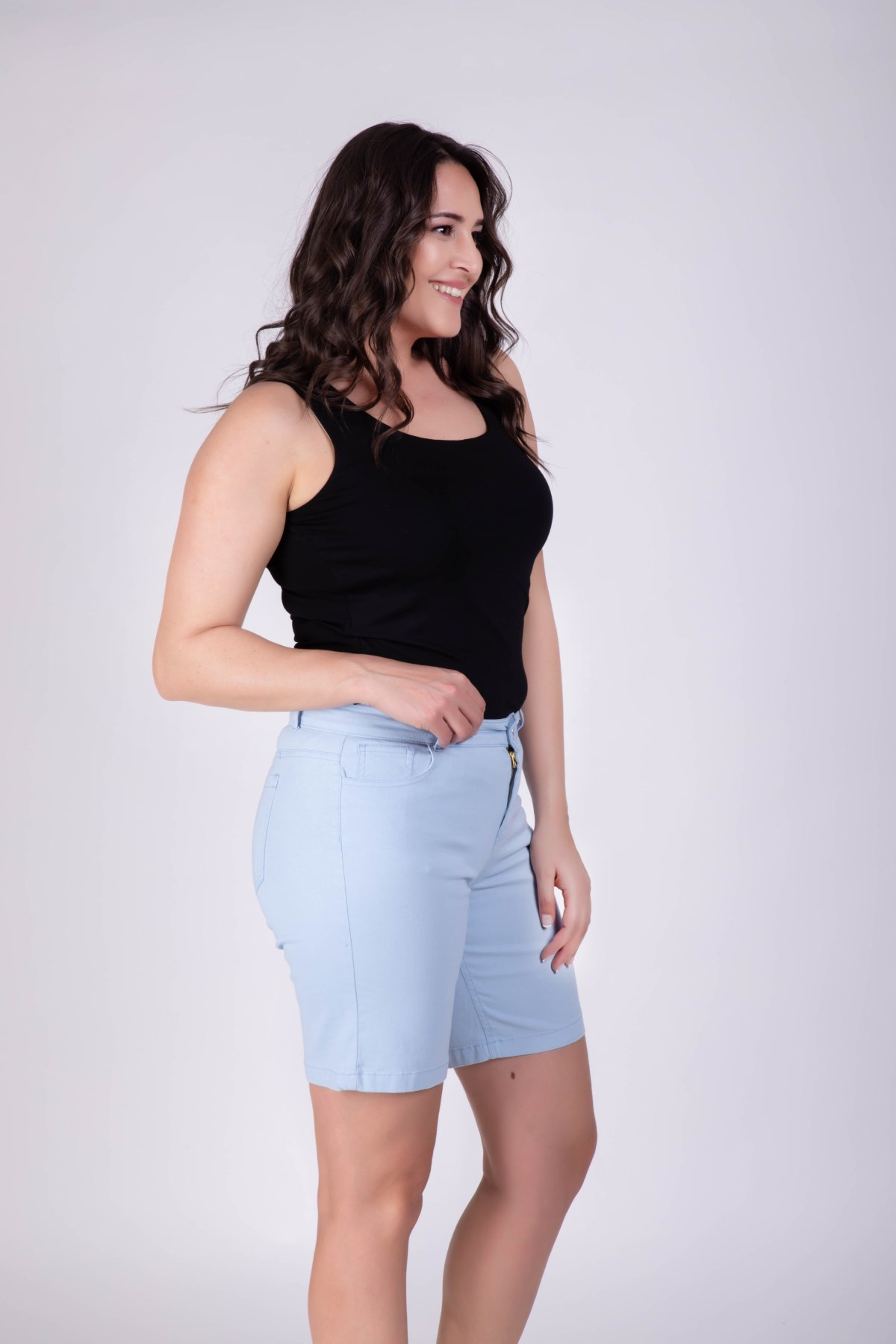 Kemerli 5 Cep ŞortMYLINE23831